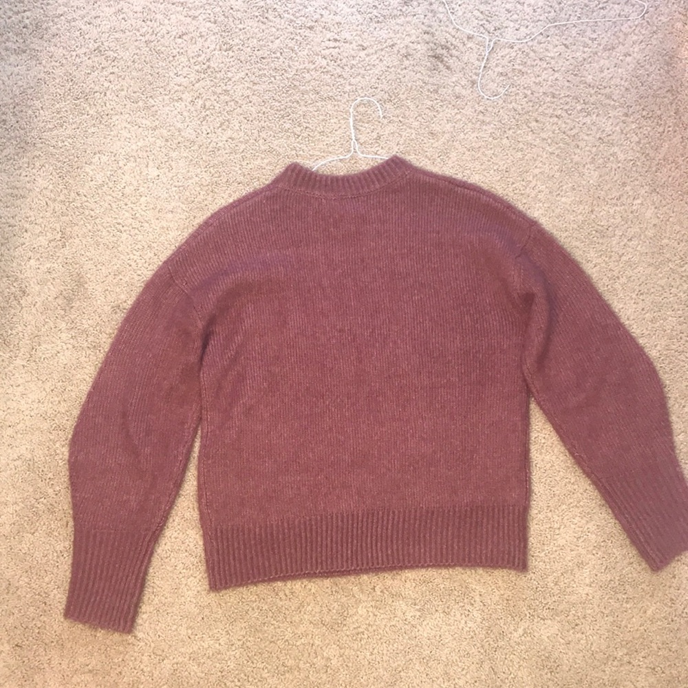 Mauve Pink Sweater Super Cute Size Xs